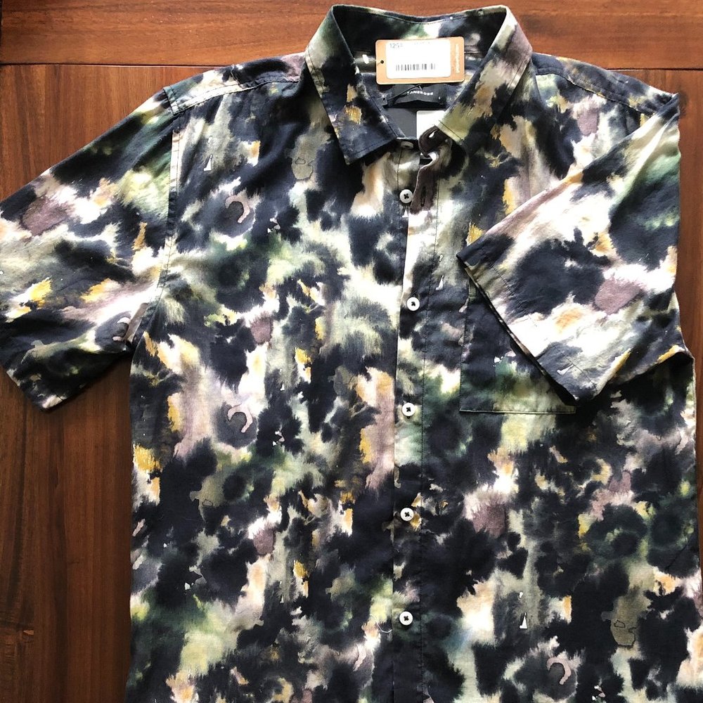 NWT Zanerobe SS B/U Foliage Shirt, S